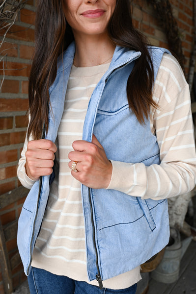 Western Vibe Denim Vest