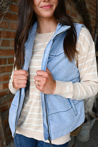 Western Vibe Denim Vest