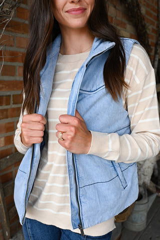 Western Vibe Denim Vest