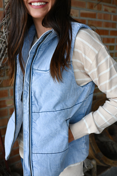 Western Vibe Denim Vest