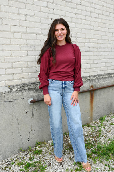 Callum Sweater [cranberry]