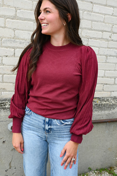 Callum Sweater [cranberry]