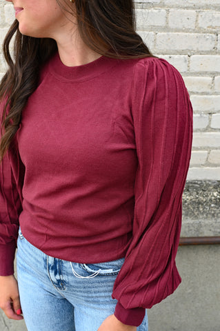 Callum Sweater [cranberry]