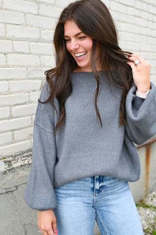 Chilly Air Sweater [gray]