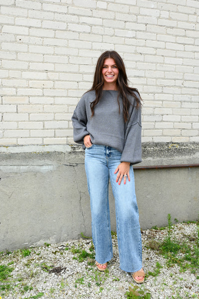 Chilly Air Sweater [gray]