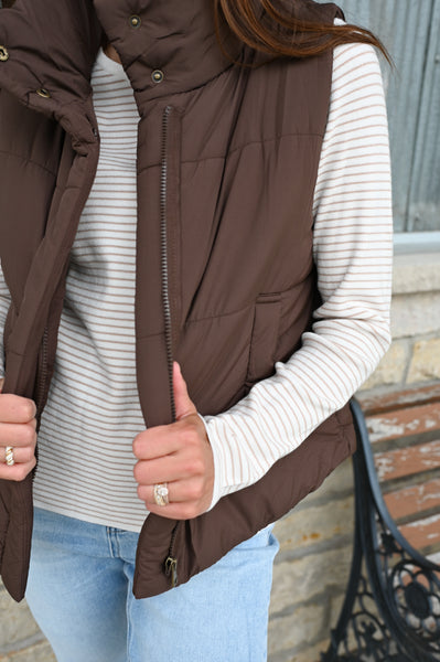 Cadence Light Vest [olive, black, mocha]