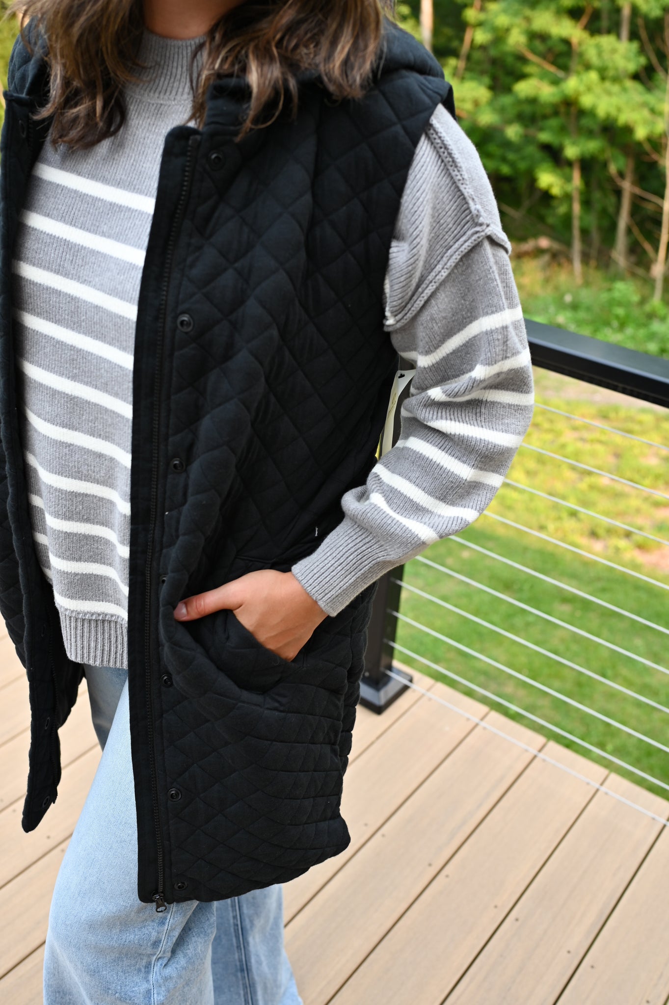 Avalanche Quilted Vest [espresso & black]