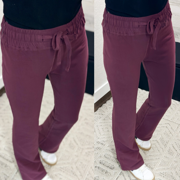 The Everyday Yoga Pant [plum & black]