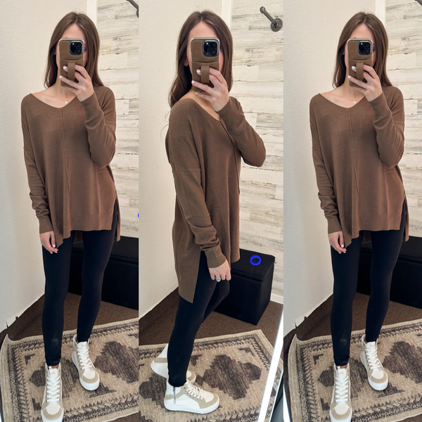 Live in it Sweater [Mocha]