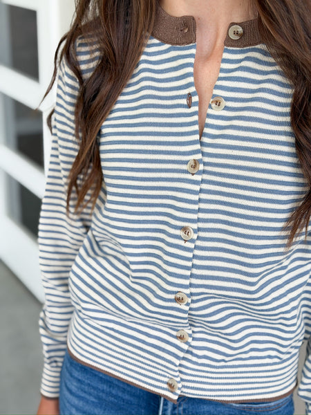 Clarity Stripe Cardigan