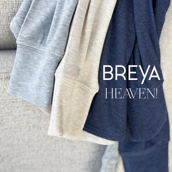 Breya Microribbed Long Sleeves [oatmeal, gray, navy]