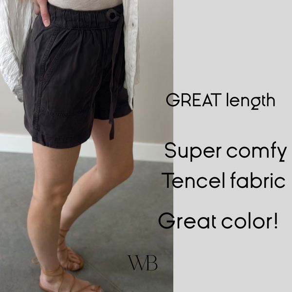 Ruthie Tencel Shorts
