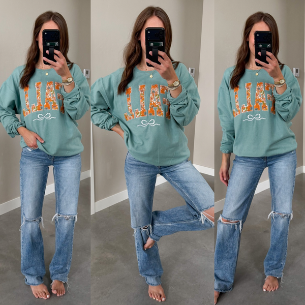 FALL [floral letters] Crew