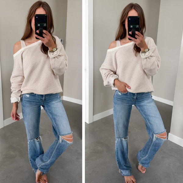 Slouchy Cozy Stripes