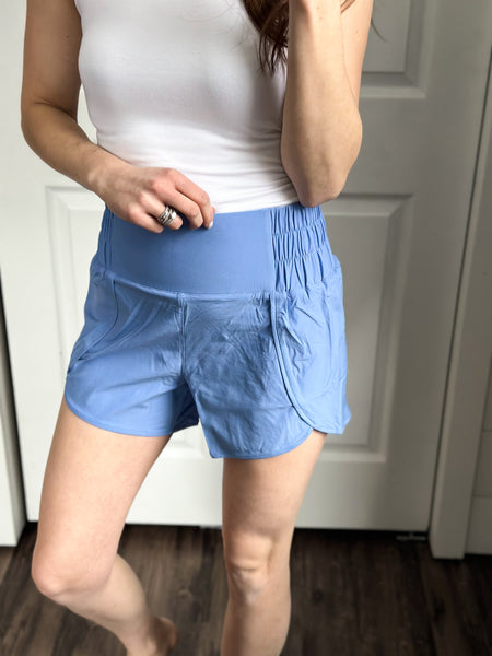 Juliette Shorts [black & light blue]