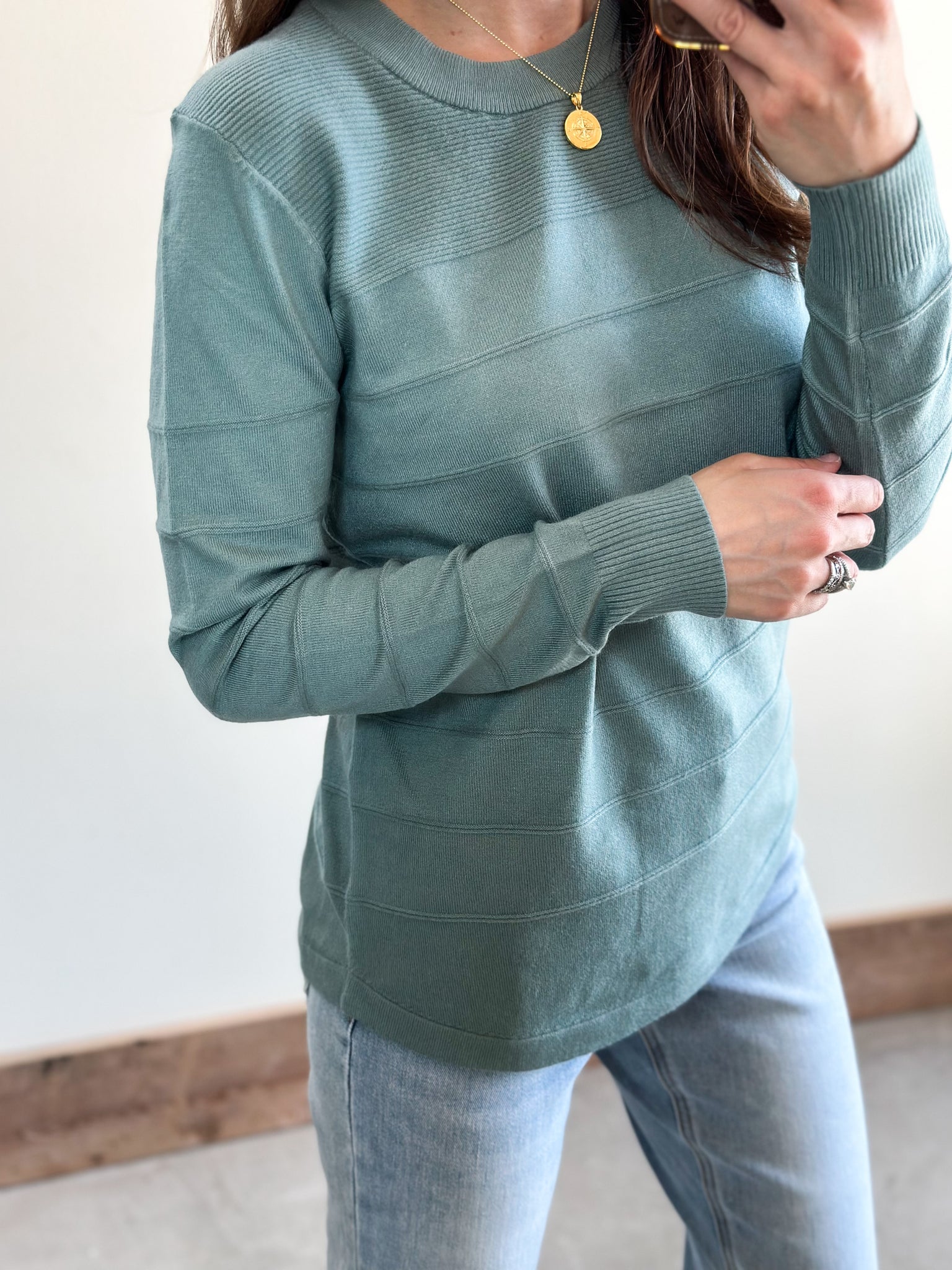 Bring on Fall SOFT Sweater [teal]