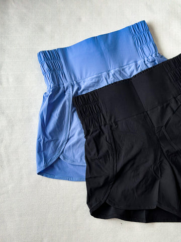 Juliette Shorts [black & light blue]