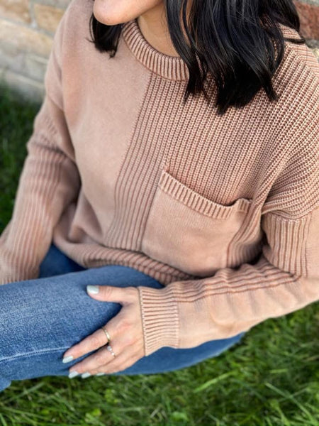 Kinni Acid Wash Sweater
