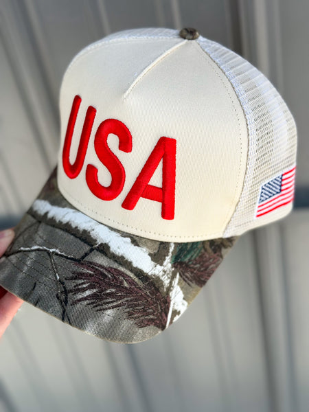 USA Camo Brim