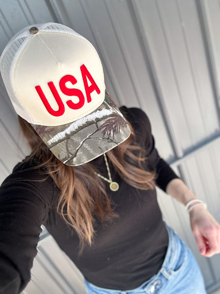 USA Camo Brim