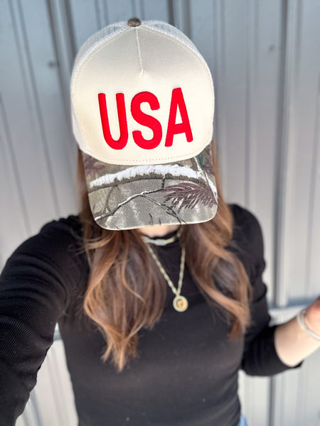 USA Camo Brim