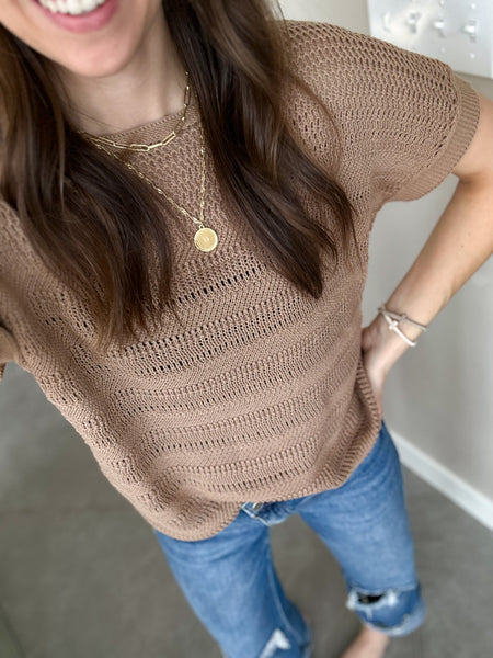 Casual Celly Knit Tee [3 colors]