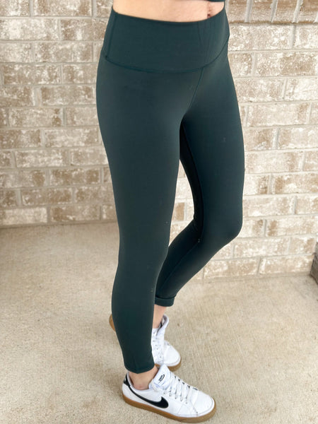 Incline Butter Soft Leggings [Dark Teal & Evergreen]