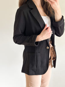 Career Blazer [textured black]