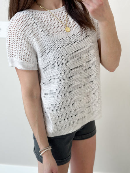 Casual Celly Knit Tee [3 colors]