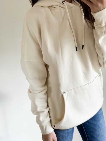 Dre Hoodie 2.0 [Cream & Black]