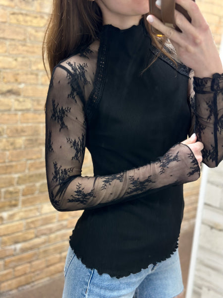 Jack of Tops Black Lace