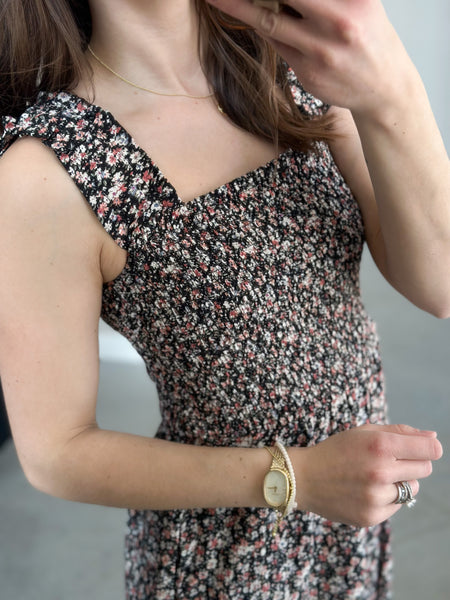 Isla Floral Jumpsuit [with pockets!]