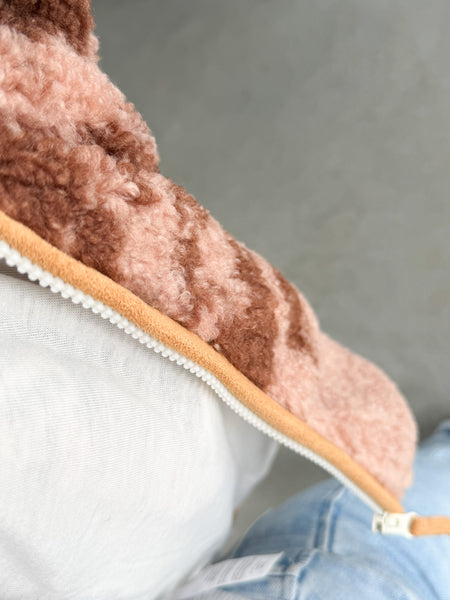 Desert Views Sherpa [Suede Accent] Full Zip