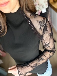 Jack of Tops Black Lace