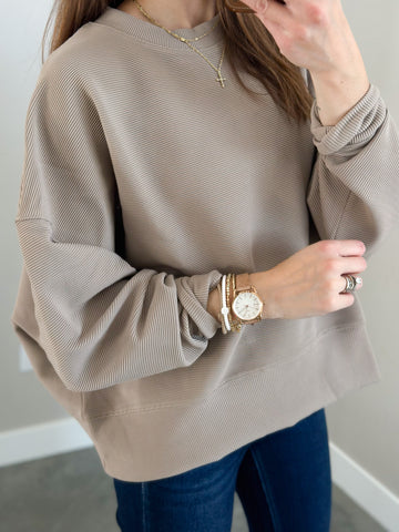 Classic Crew Ribbed Crewneck
