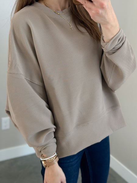 Classic Crew Ribbed Crewneck