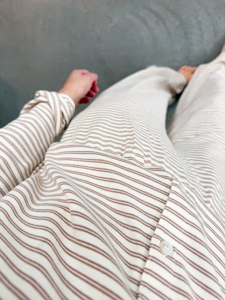 Cozy Cotton Stripe Set [top + pants included]