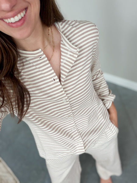 Cozy Cotton Stripe Set [top + pants included]