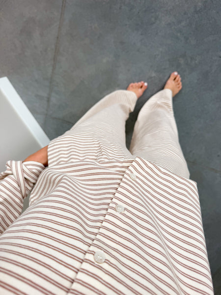 Cozy Cotton Stripe Set [top + pants included]