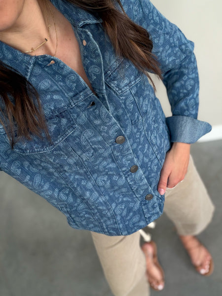 [Paisley] There is No Way that is Denim Jacket