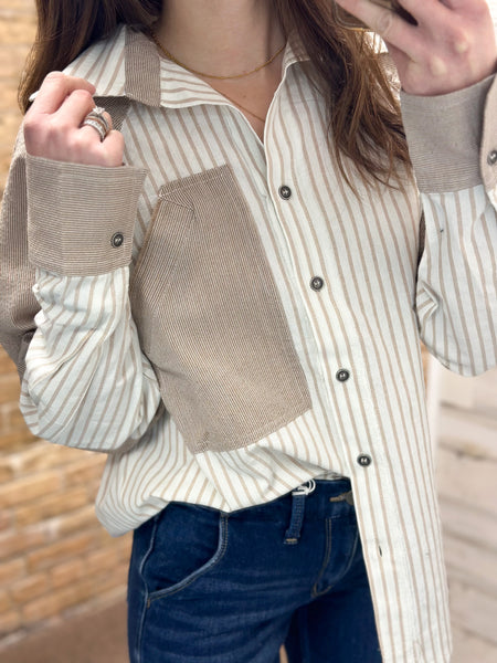Workin’ Button Down [2 colors]