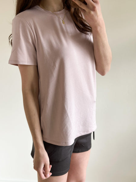 Banks Buttery Soft Tshirts [rose taupe & lavender]