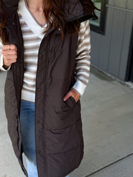 Long Live Vest [mocha]
