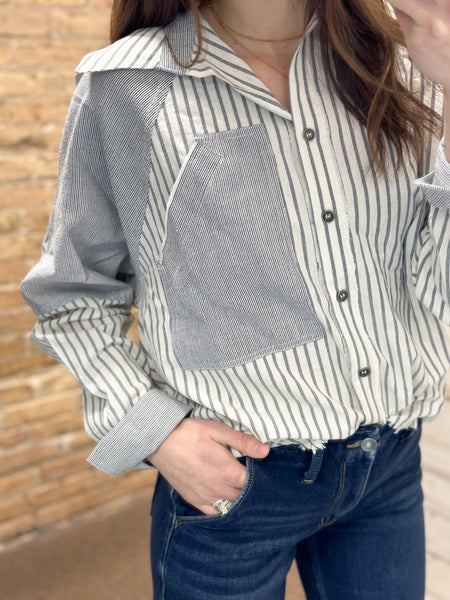 Workin’ Button Down [2 colors]