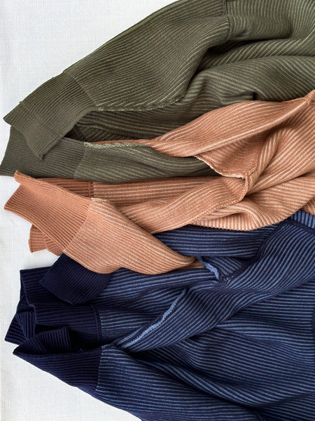 The Fall Essential Sweater [olive, camel, navy]