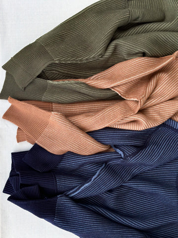 The Fall Essential Sweater [olive, camel, navy]