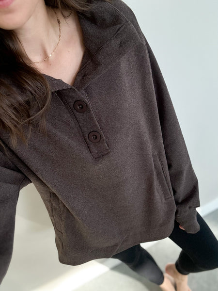 Geneva SOFT 1/2 Button Legging Friendly [espresso]