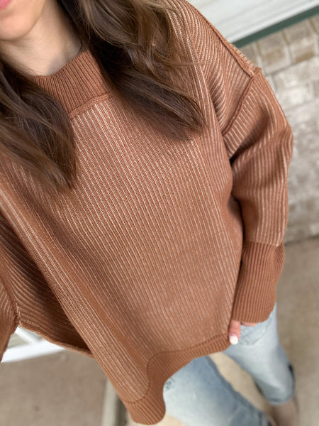 The Fall Essential Sweater [olive, camel, navy]