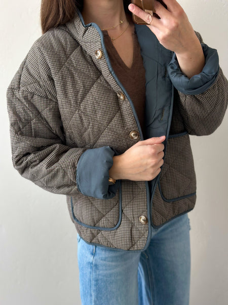 Daisy Mini Plaid Comfy Jacket