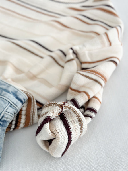 Mocha Blend Crewneck Sweater [pre-order 1-2 weeks]